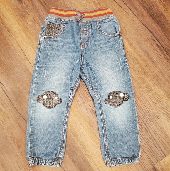 next UK - monkey sweater with ears and jeans - Picture 3 of 4